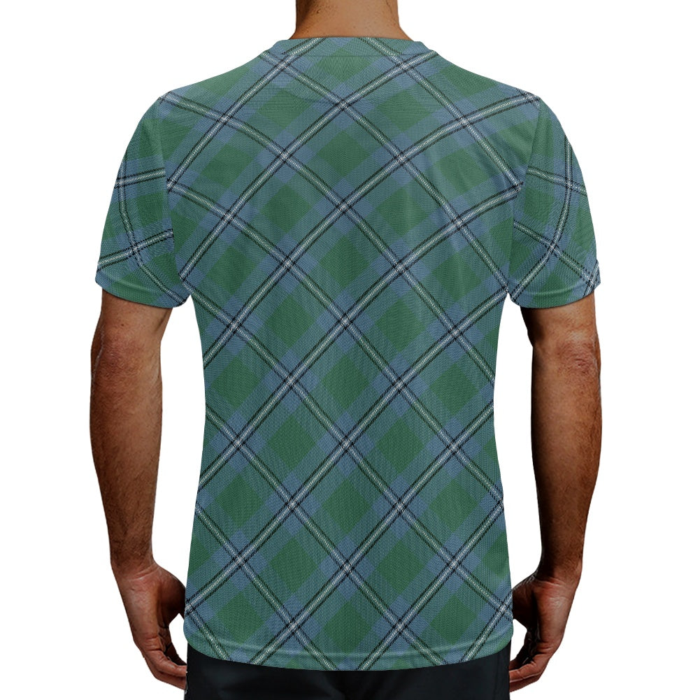 Clan Irvine of Drum Tartan Bias Football Shirt