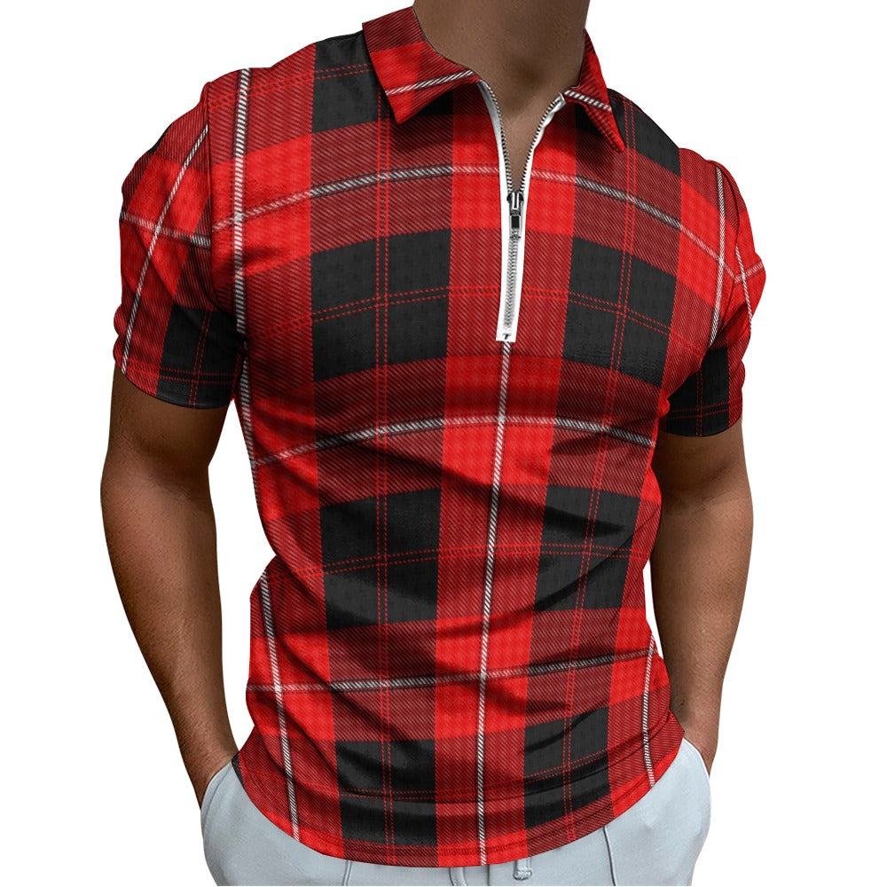 Clan Cunningham Tartan Short sleeve polo shirt