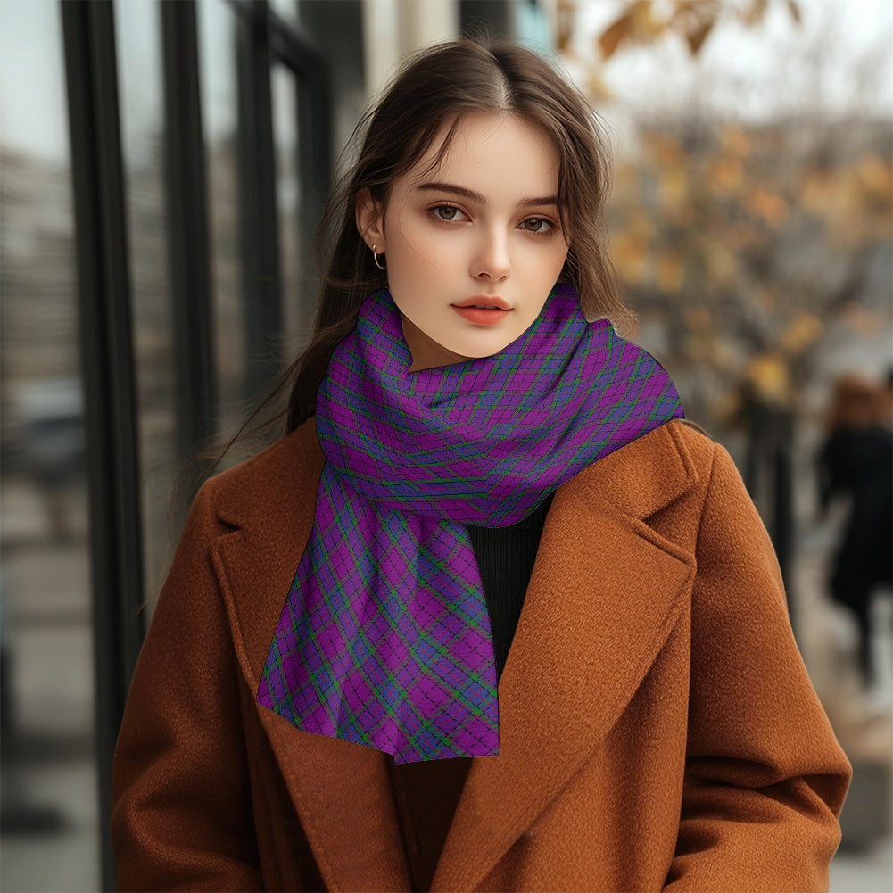 Clan Wardlaw Tartan Fluffy scarf