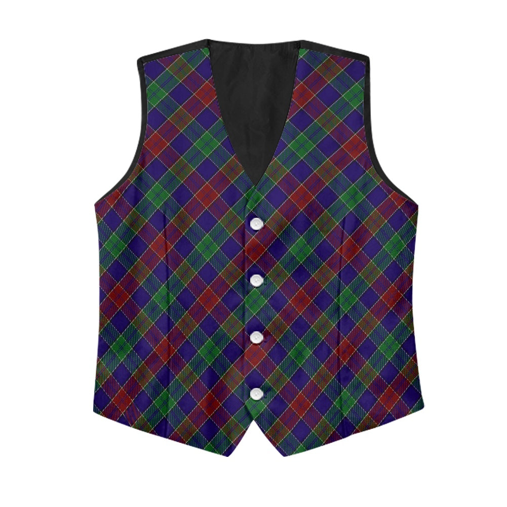 Clan MacMichael Tartan Bias Suit vest jacket