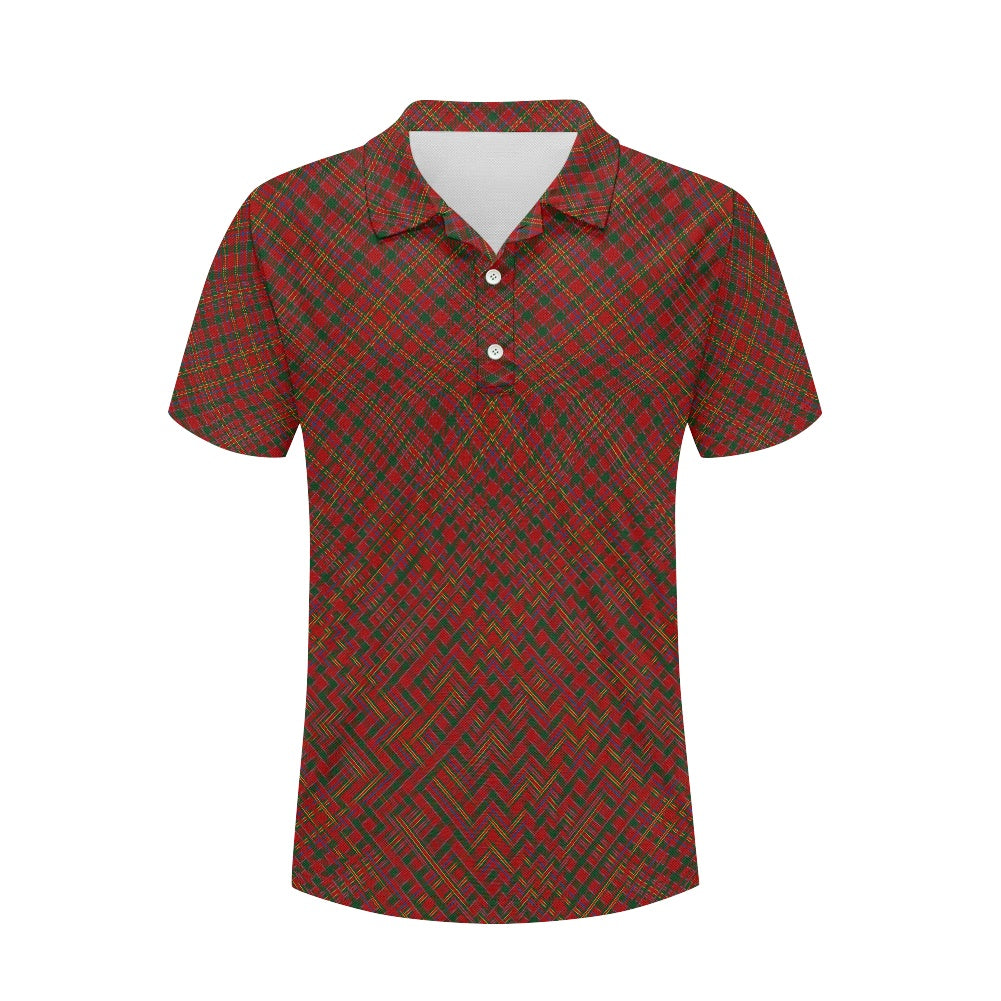 Clan MacAlister Tartan Bias Polo
