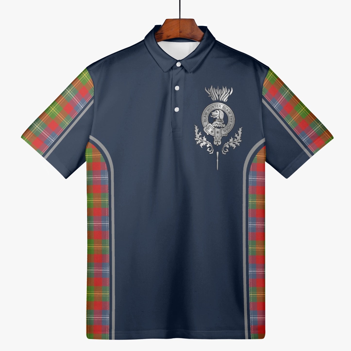 Clan Forrester | Foster Crest & Tartan Polo Shirt