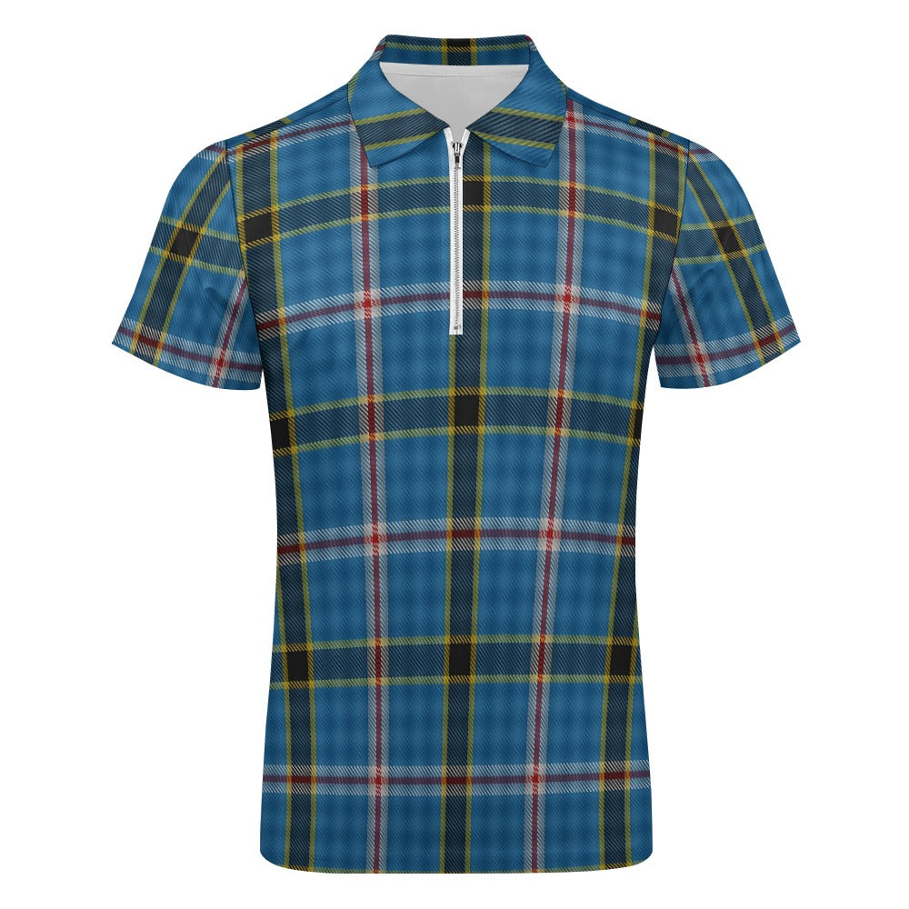 US State - Oklahoma Tartan Short sleeve polo shirt