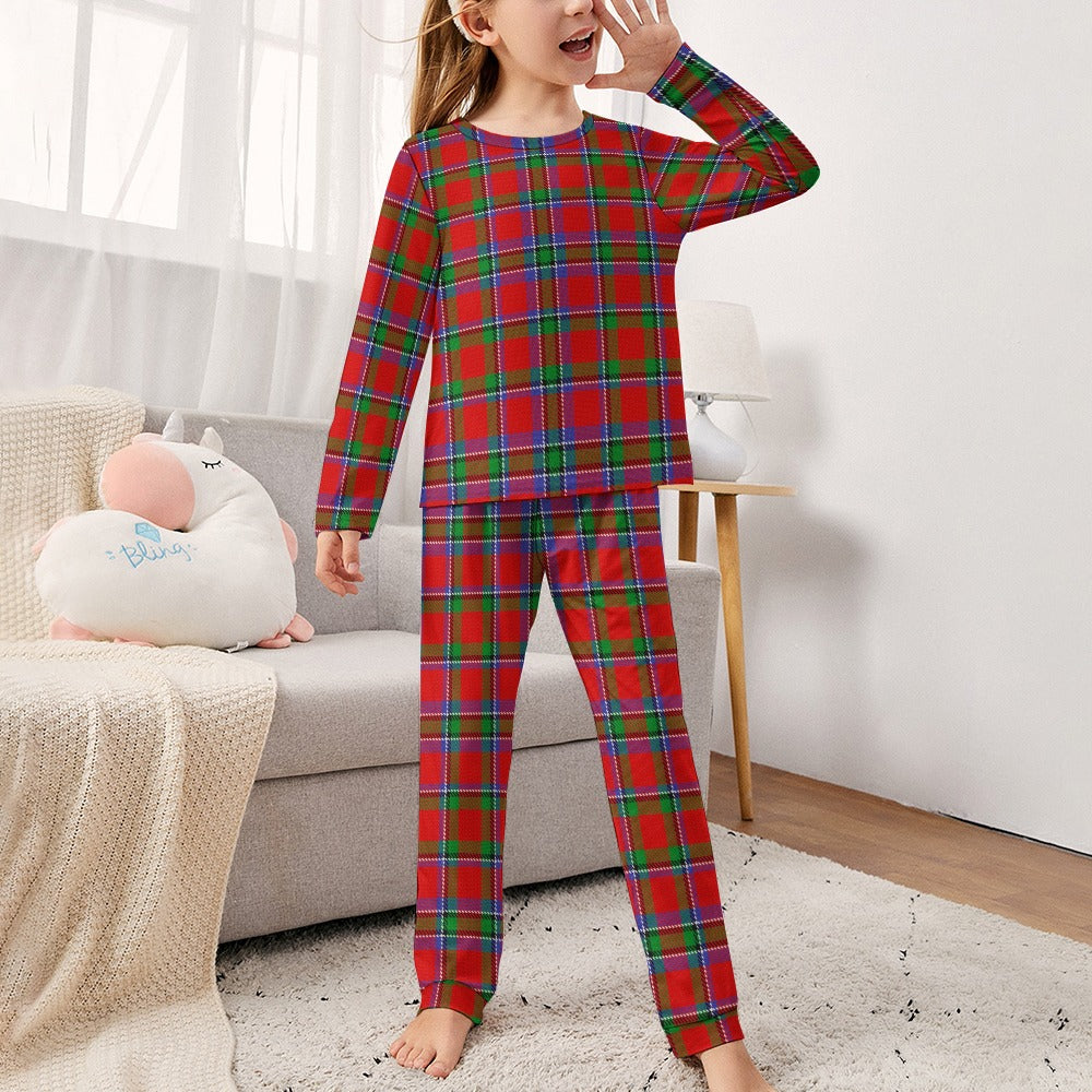 Clan Sinclair Tartan Girl's Pajama suit