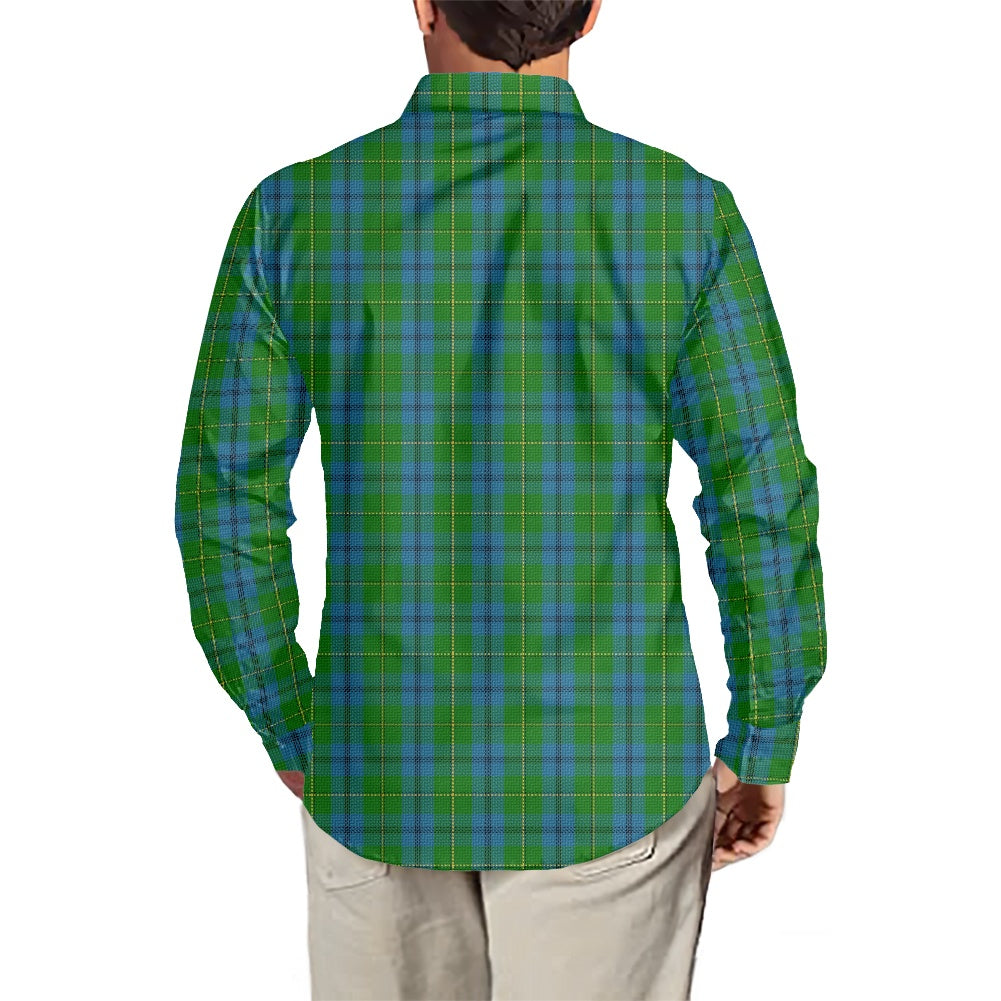 Clan Johnstone Tartan long-sleeved shirt