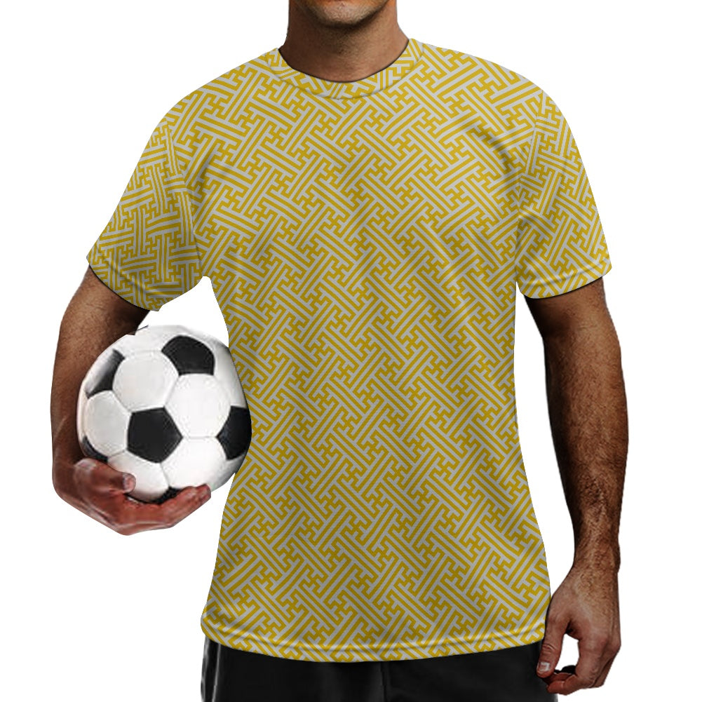 Japanese Wagara - Gold Sayagata - Football Shirt
