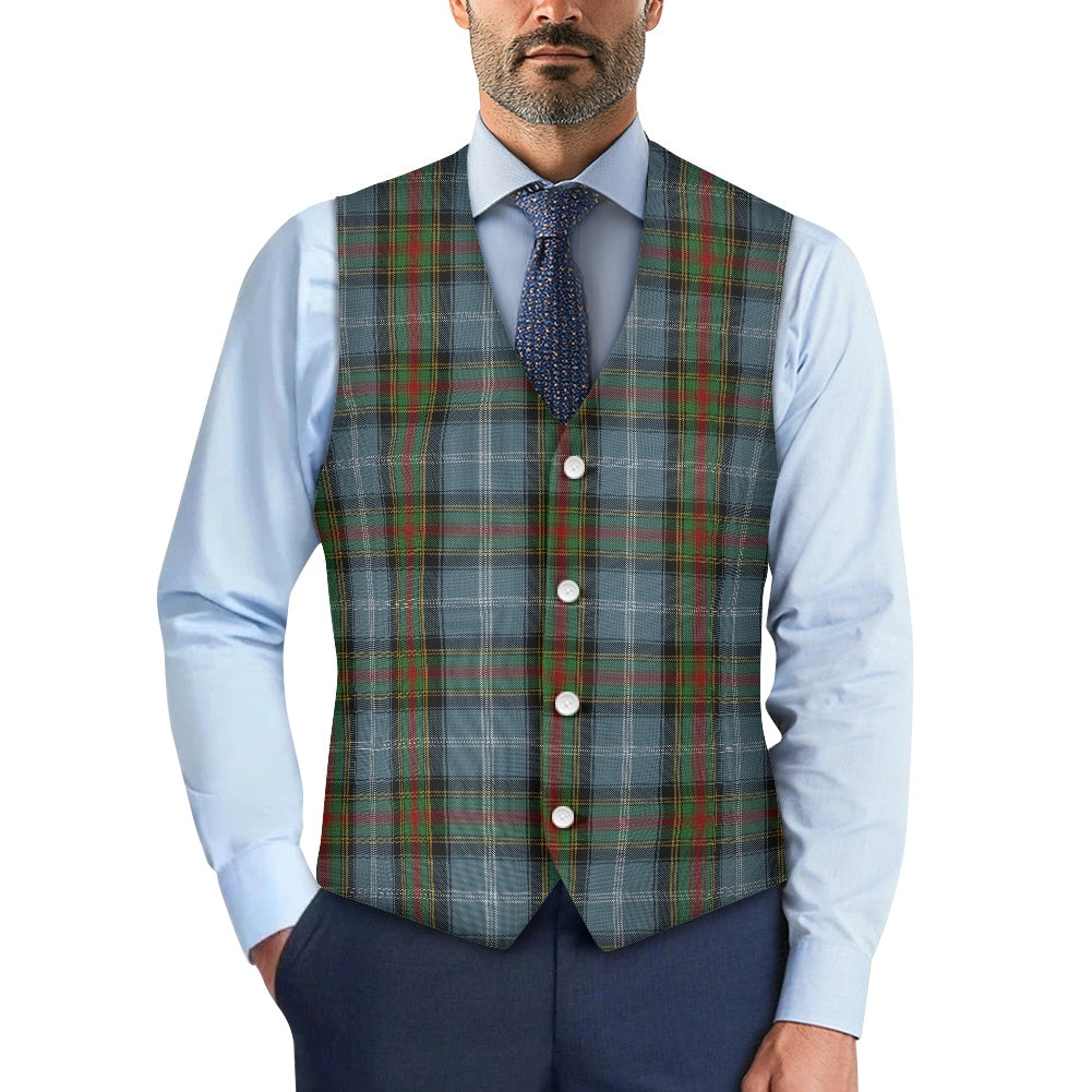 Clan Estes Tartan Suit vest jacket