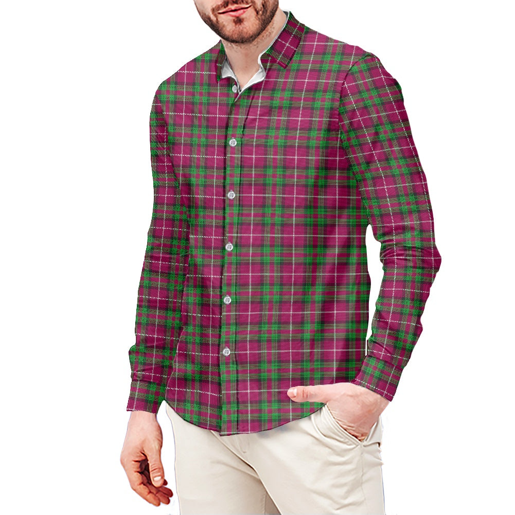 Clan Stewart of Bute Tartan Men's long-sleeved shirt