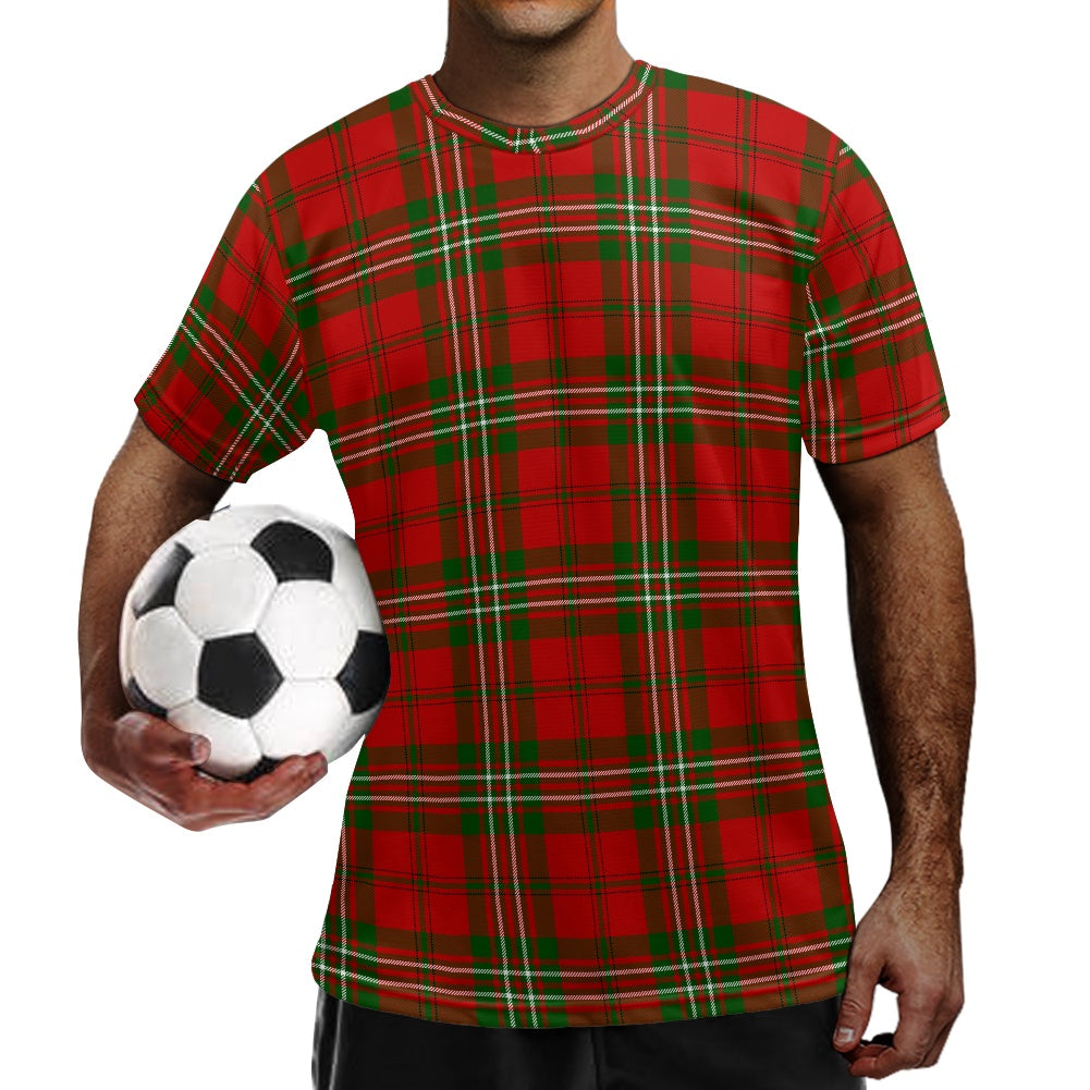 Clan Scott Tartan Football Shirt white