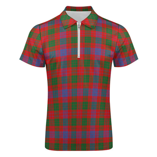 Clan Ross Tartan Short sleeve polo shirt