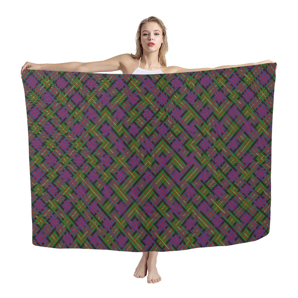 Clan Carnegie Tartan Bias Chiffon Scarf