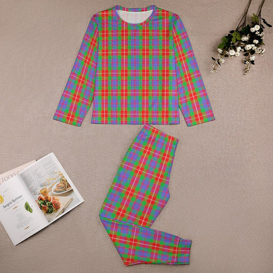 Clan Fraser Tartan Girl's Pajama suit