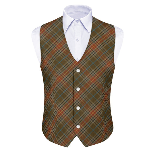 Breizh | Breton | Bretagne Walking Tartan Bias Suit vest jacket