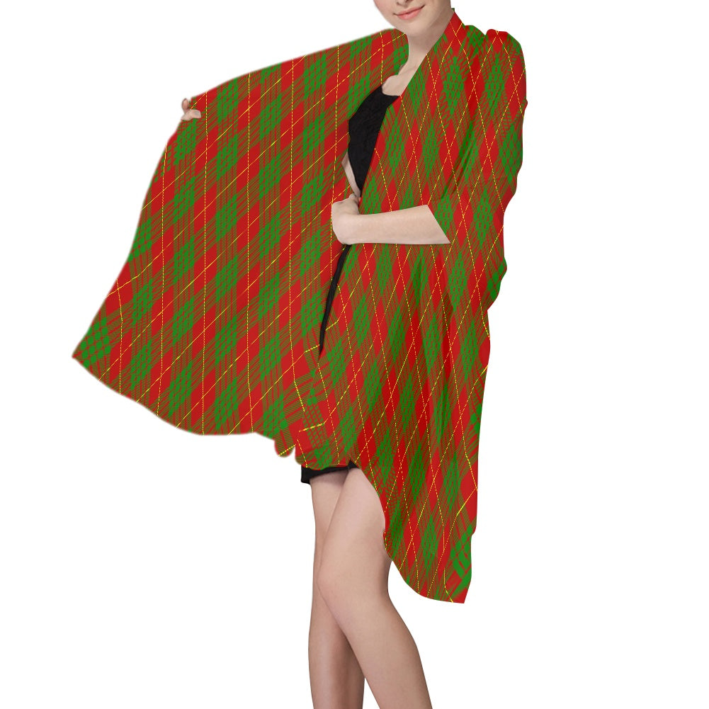 Clan Cameron Tartan Chiffon Scarf