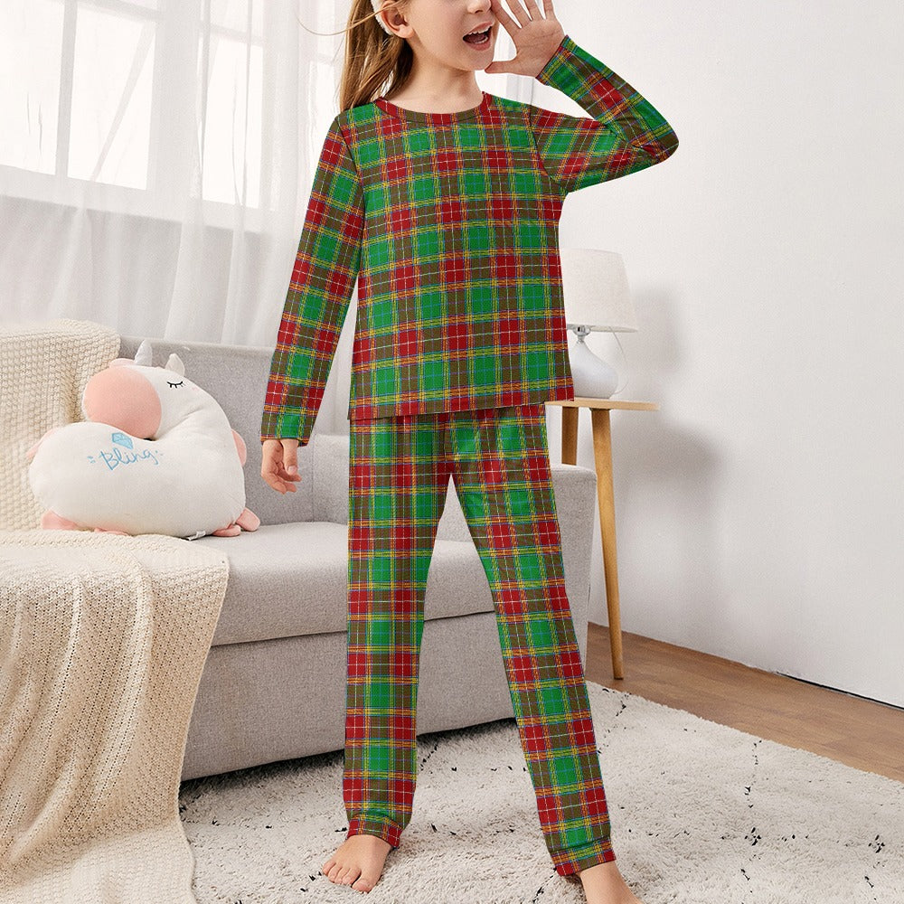 Clan Baxter Tartan Girl's Pajama suit