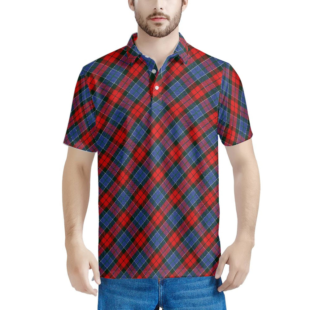 Clan Paterson Red Tartan Polo Shirt