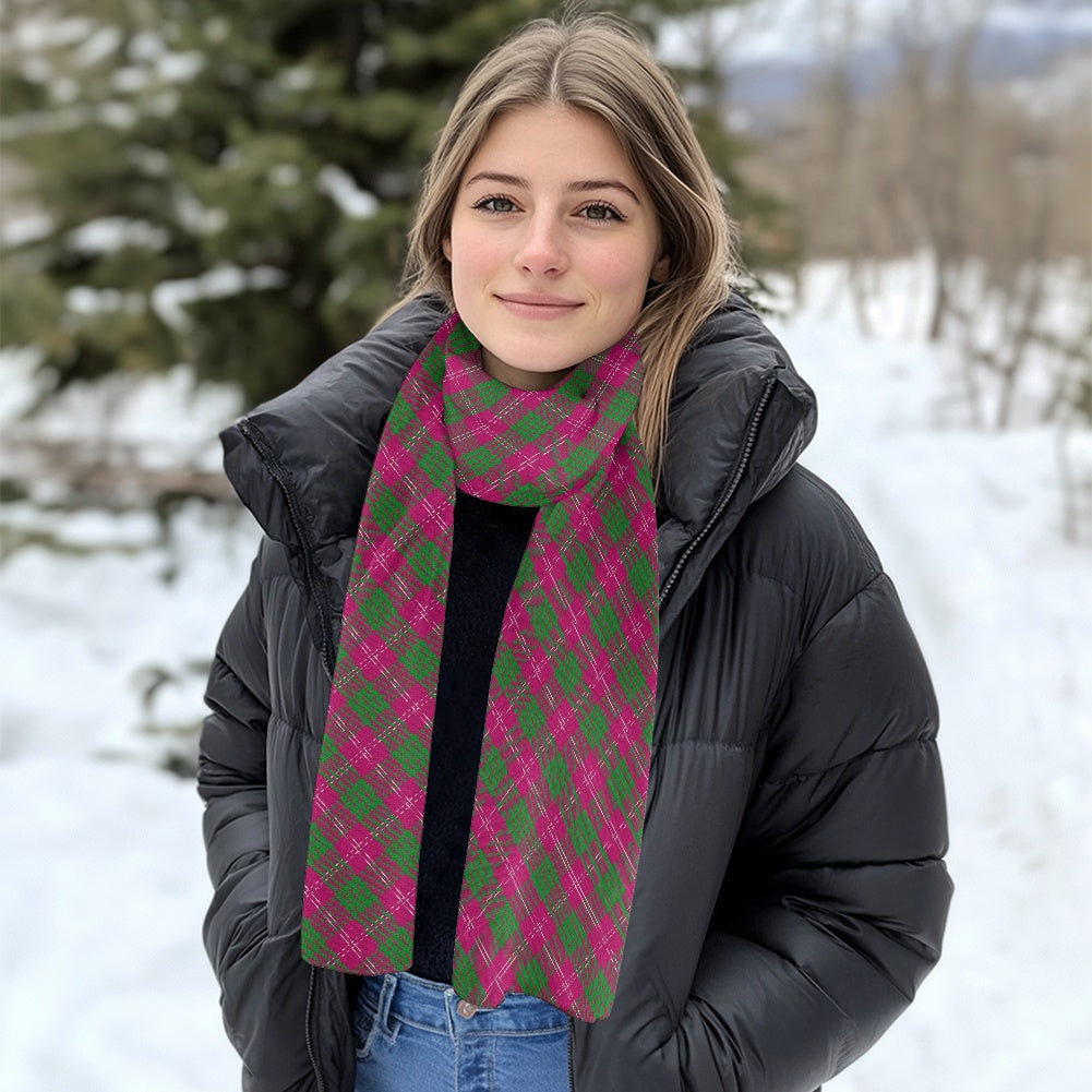 Clan Crawford Tartan Fluffy scarf