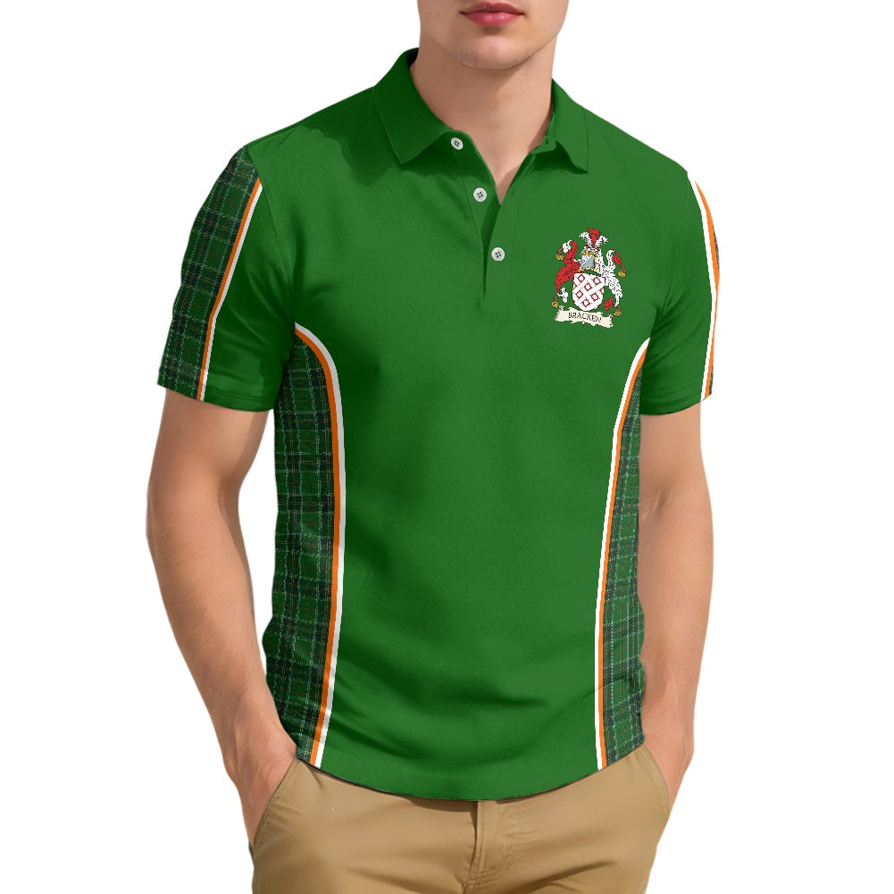 Irish Arms - Bracken & Tartan - Polo Shirt