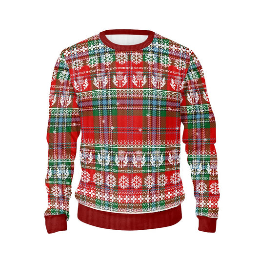 Clan MacLean Tartan Christmas Ugly Sweater