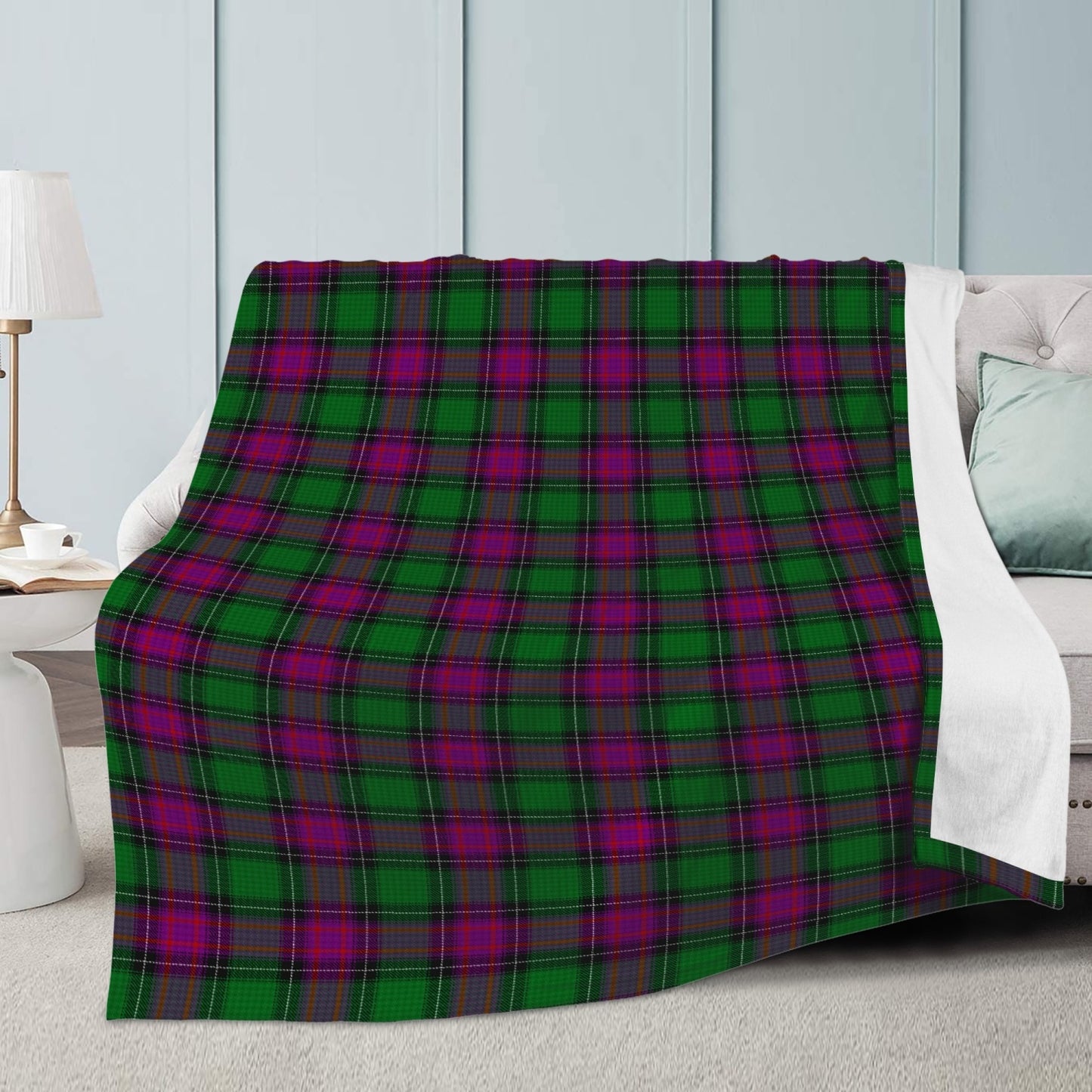 US State - New Hampshire Tartan Fleece Blanket