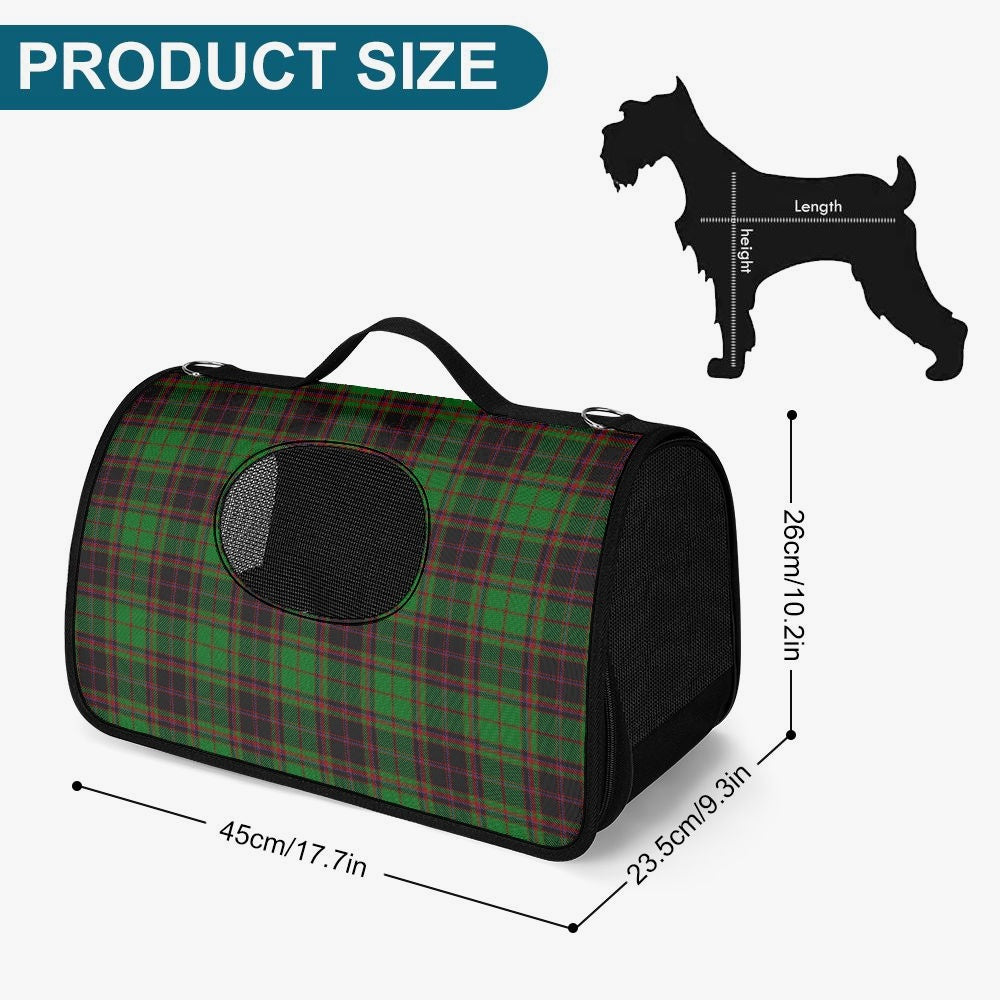 Buchan District Tartan Pet Carrier Bag