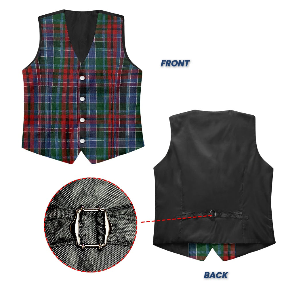 Clan Gordon Red Tartan Suit vest jacket