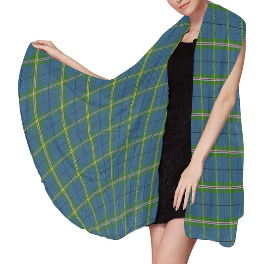 Clan Clelland Tartan Chiffon Scarf