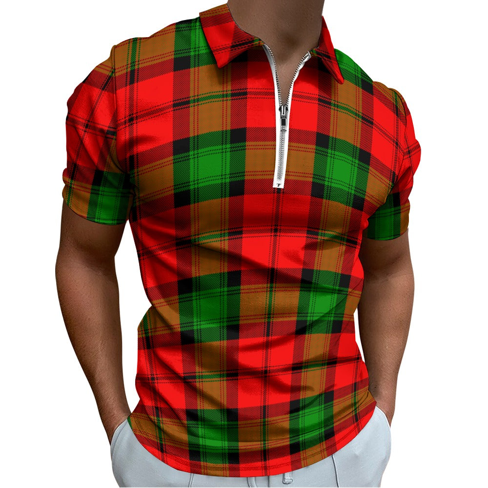 Clan Kerr Tartan Short sleeve polo shirt