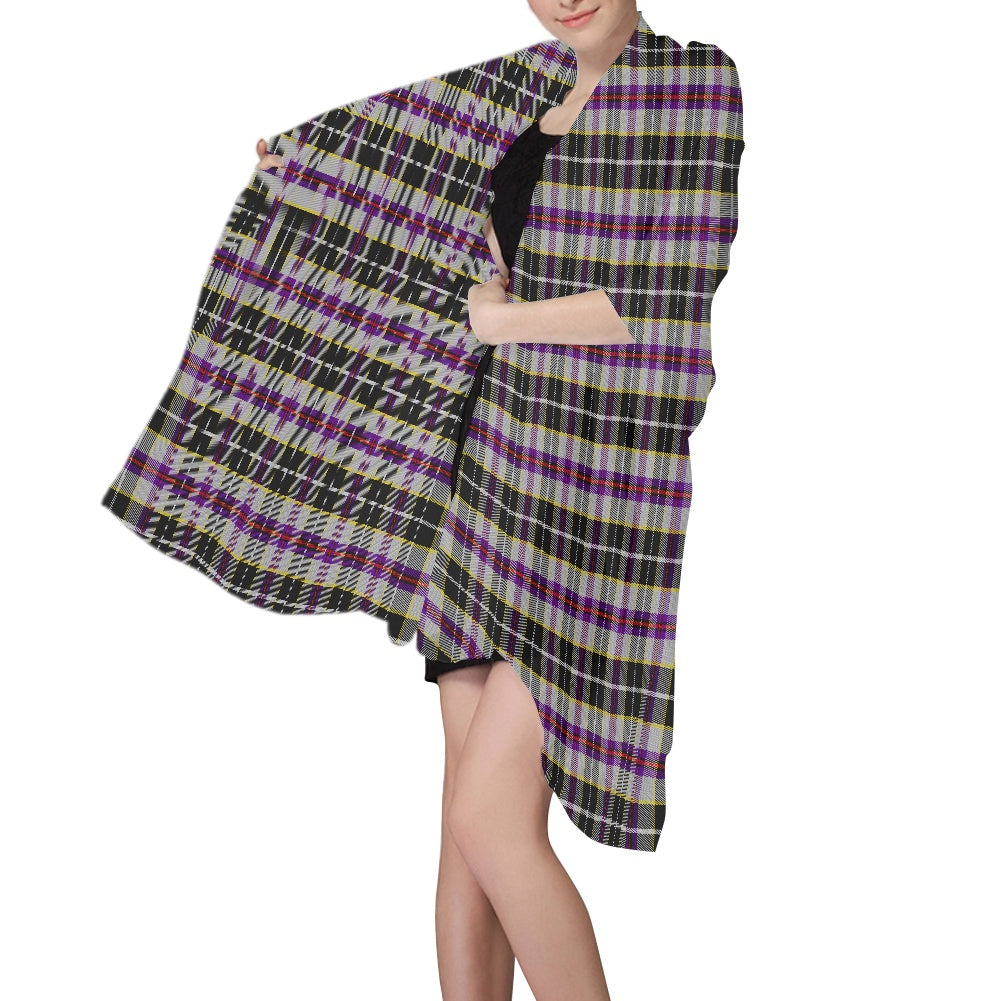 Cornish - Pengelley Tartan Chiffon Scarf