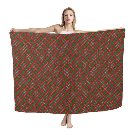 Clan Innes Tartan Bias Chiffon Scarf