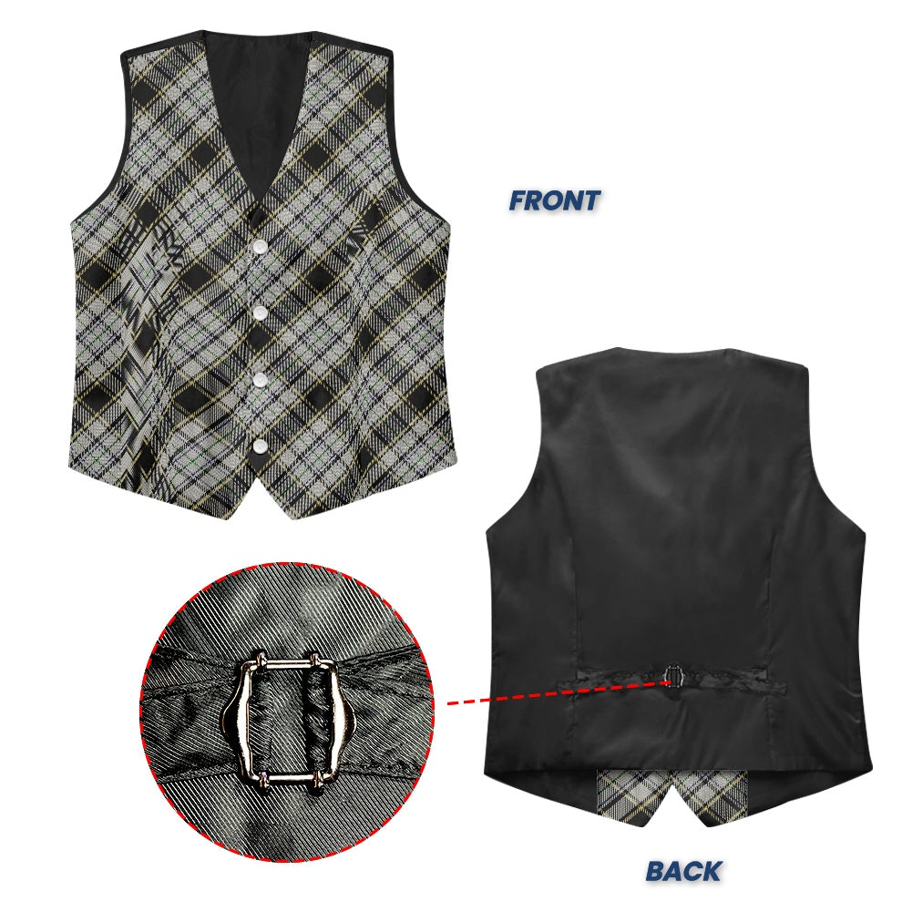 Breizh | Breton | Bretagne Roazhon Tartan Bias Suit vest jacket