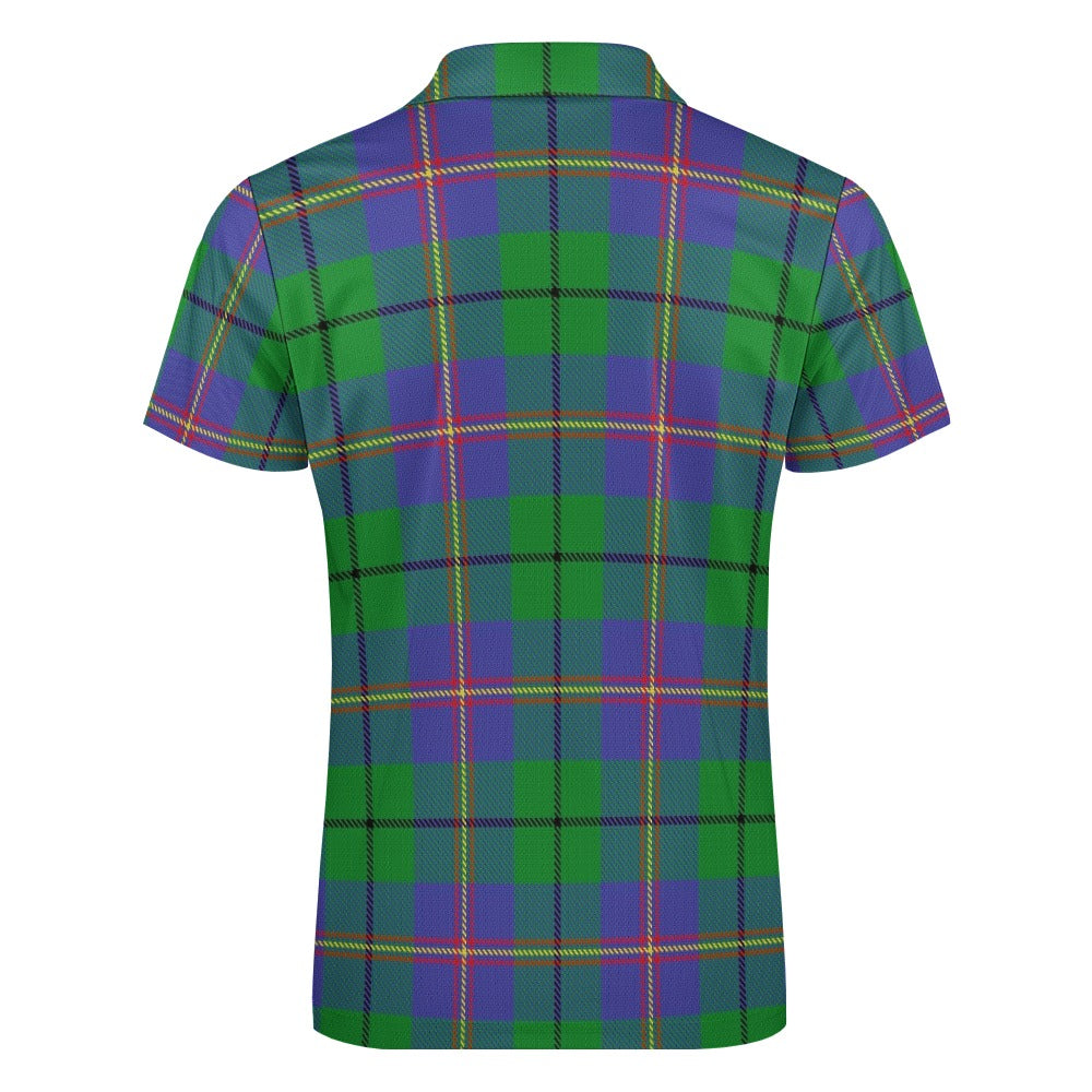 Clan Carmichael Tartan Short sleeve polo shirt