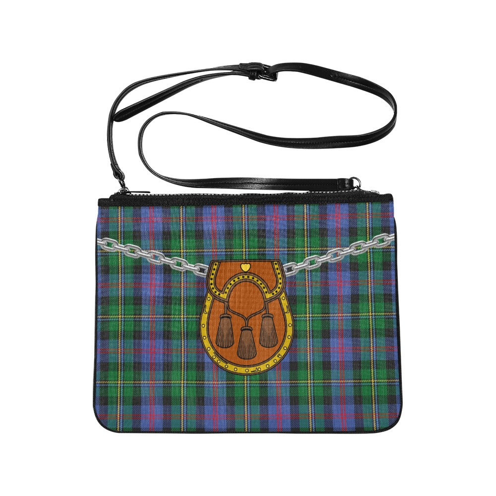 Clan Malcolm Tartan Kilt Clutch Bag
