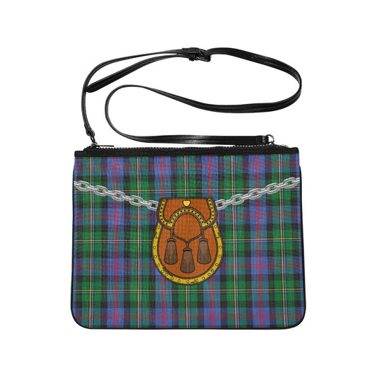 Clan Malcolm Tartan Kilt Clutch Bag