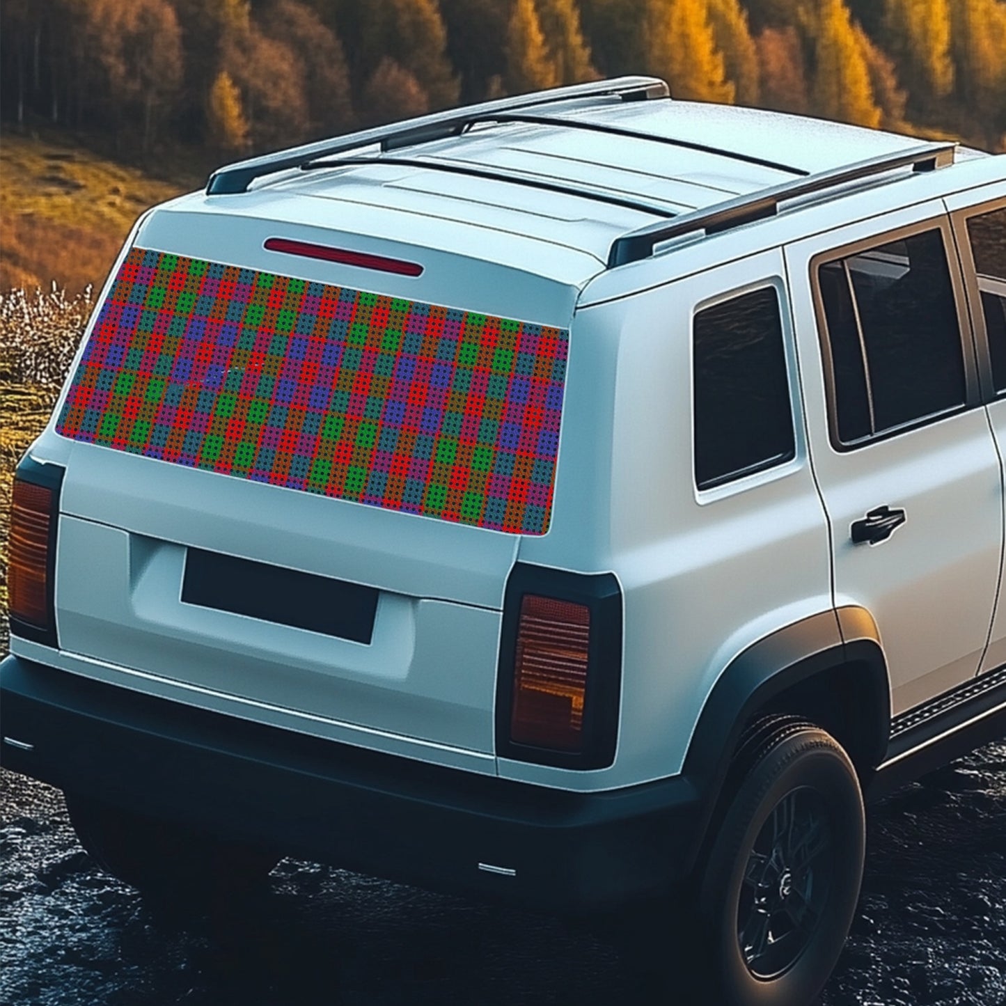 Clan MacGowan Tartan Rear Window Decal