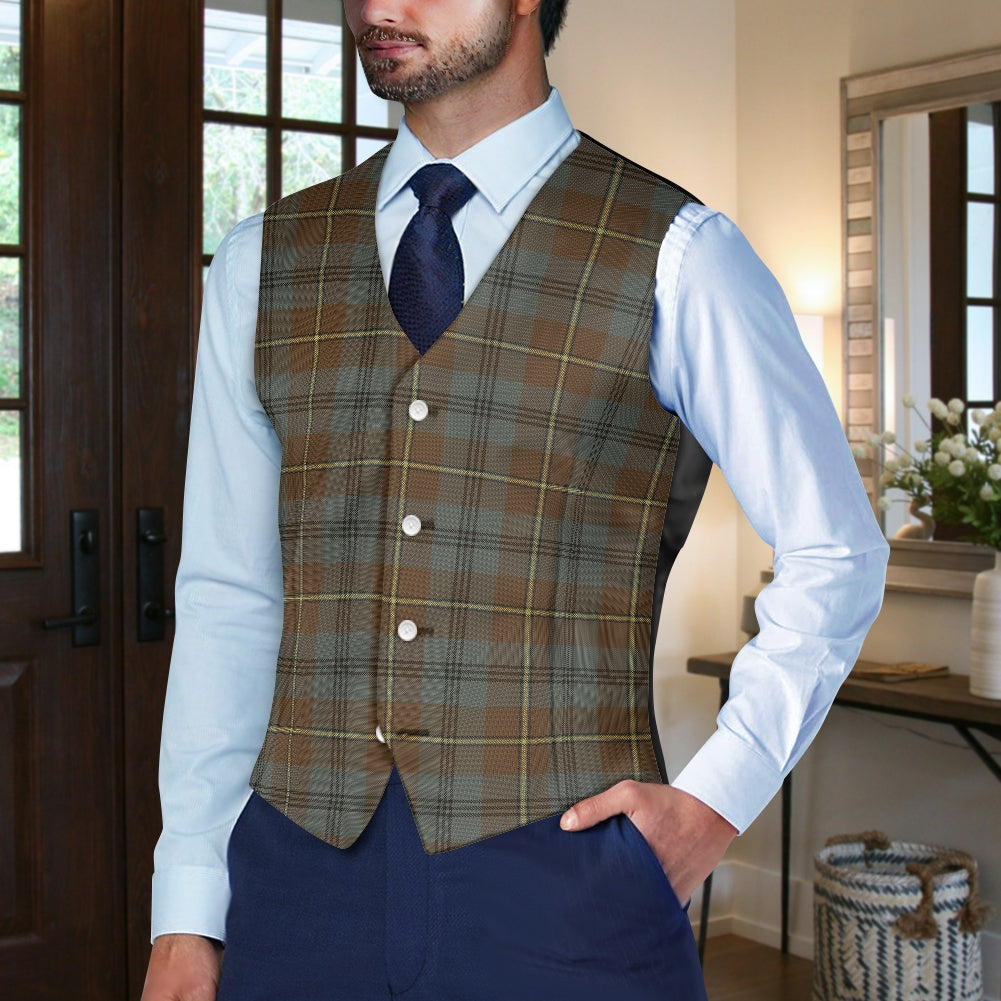 Clan Johnstone Weathered Tartan Suit vest jacket