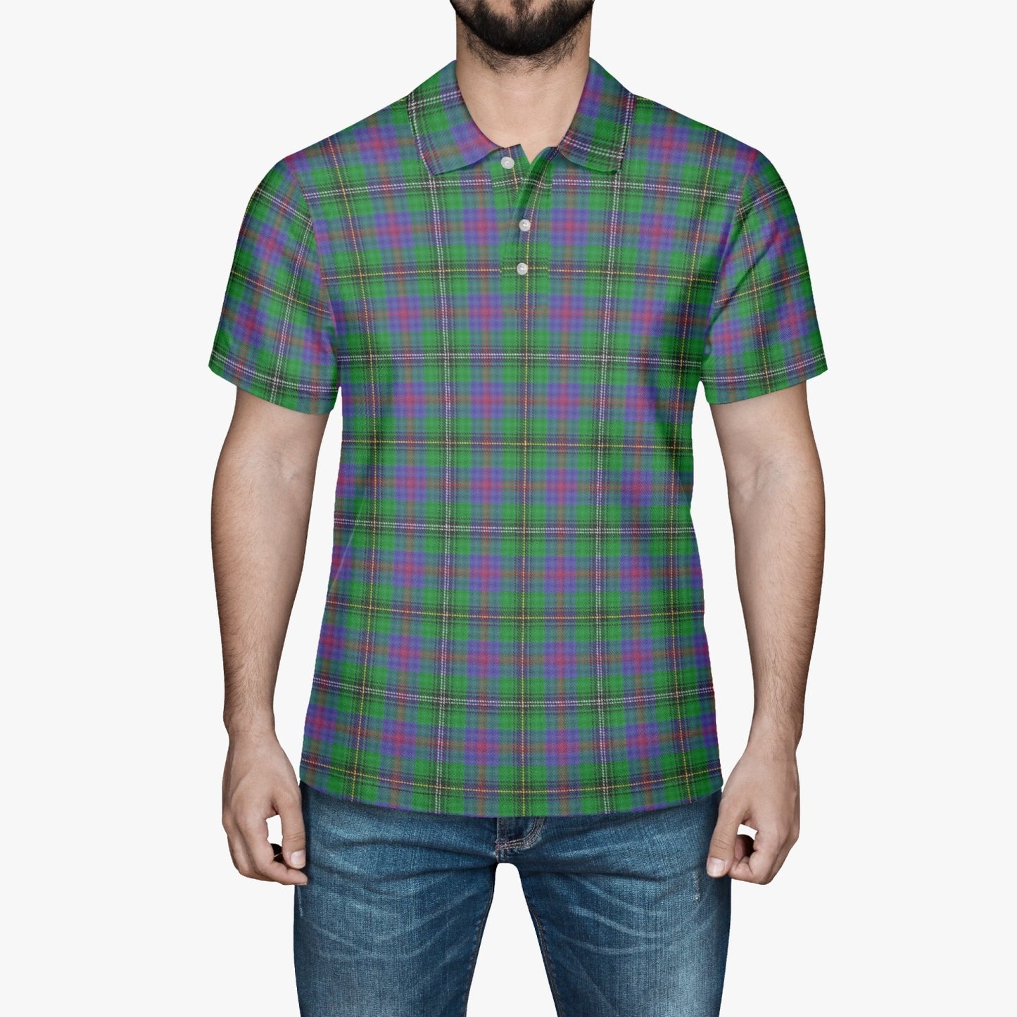 Clan Wood Tartan Polo Shirt