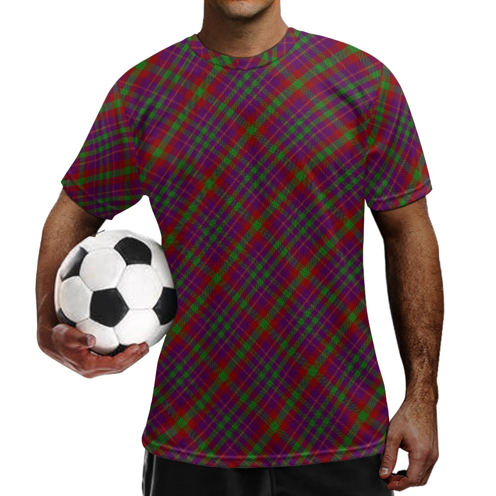 Clan Fiddes Tartan Bias Football Shirt