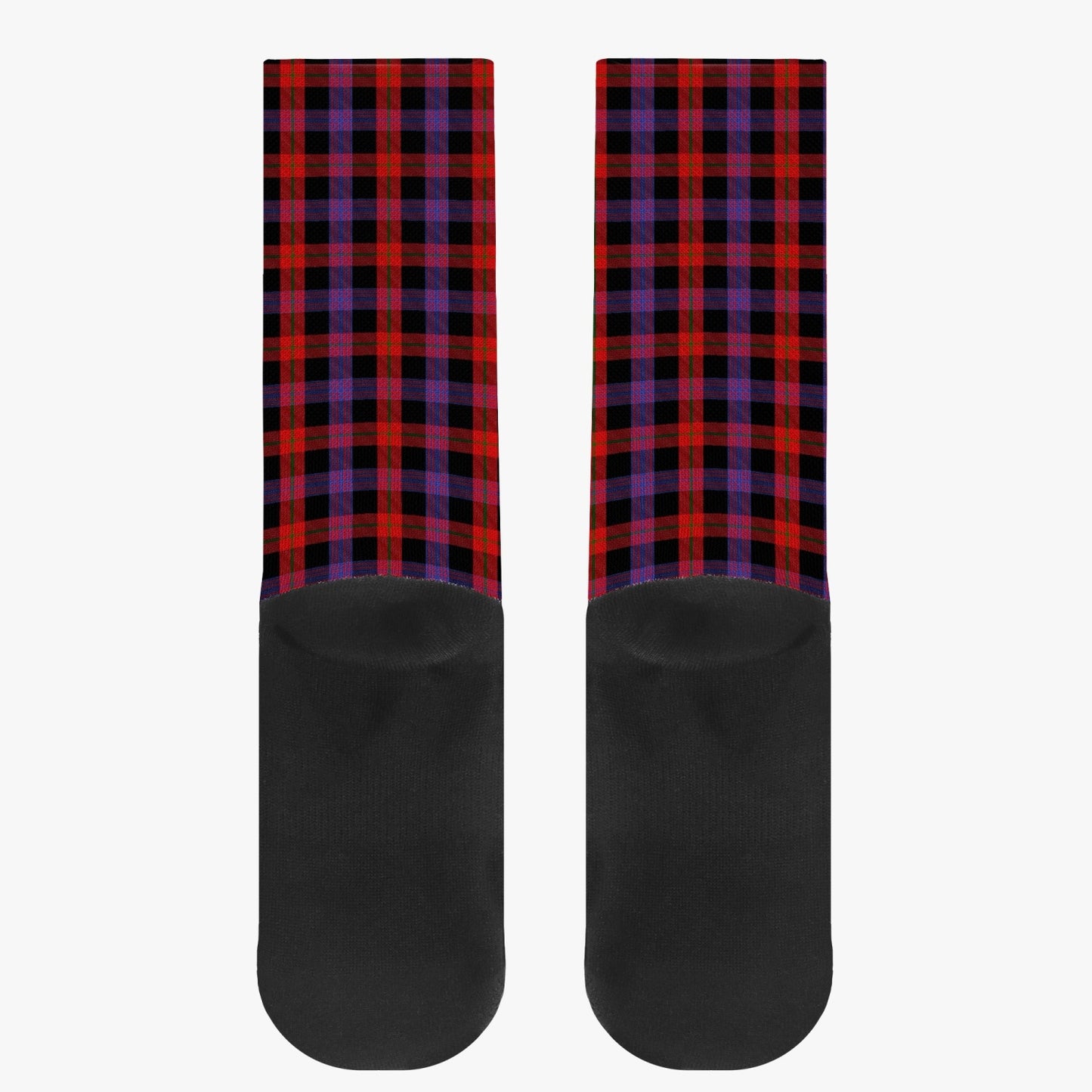 Clan Brown Tartan Reinforced Sports Socks