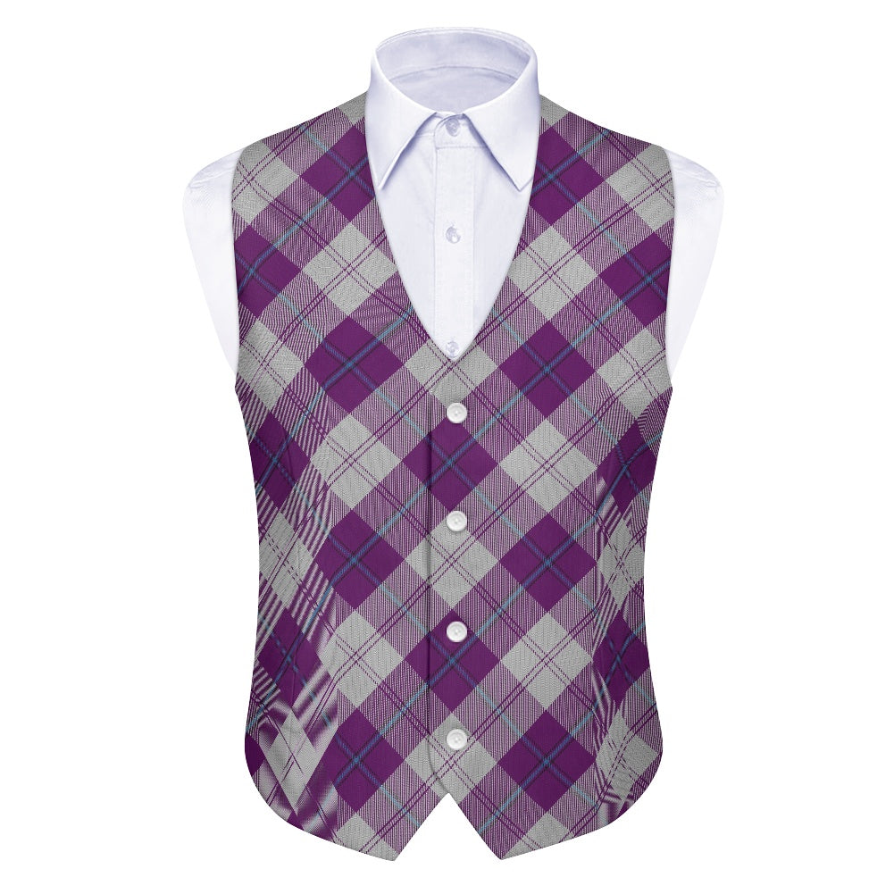 Clan Cunningham Dress Purple Tartan Suit vest jacket