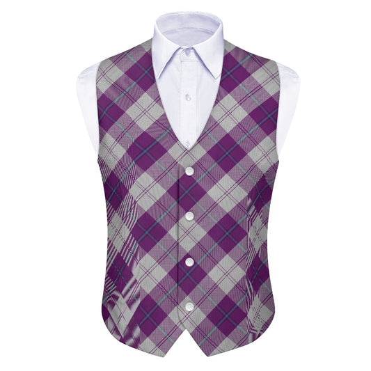 Clan Cunningham Dress Purple Tartan Suit vest jacket