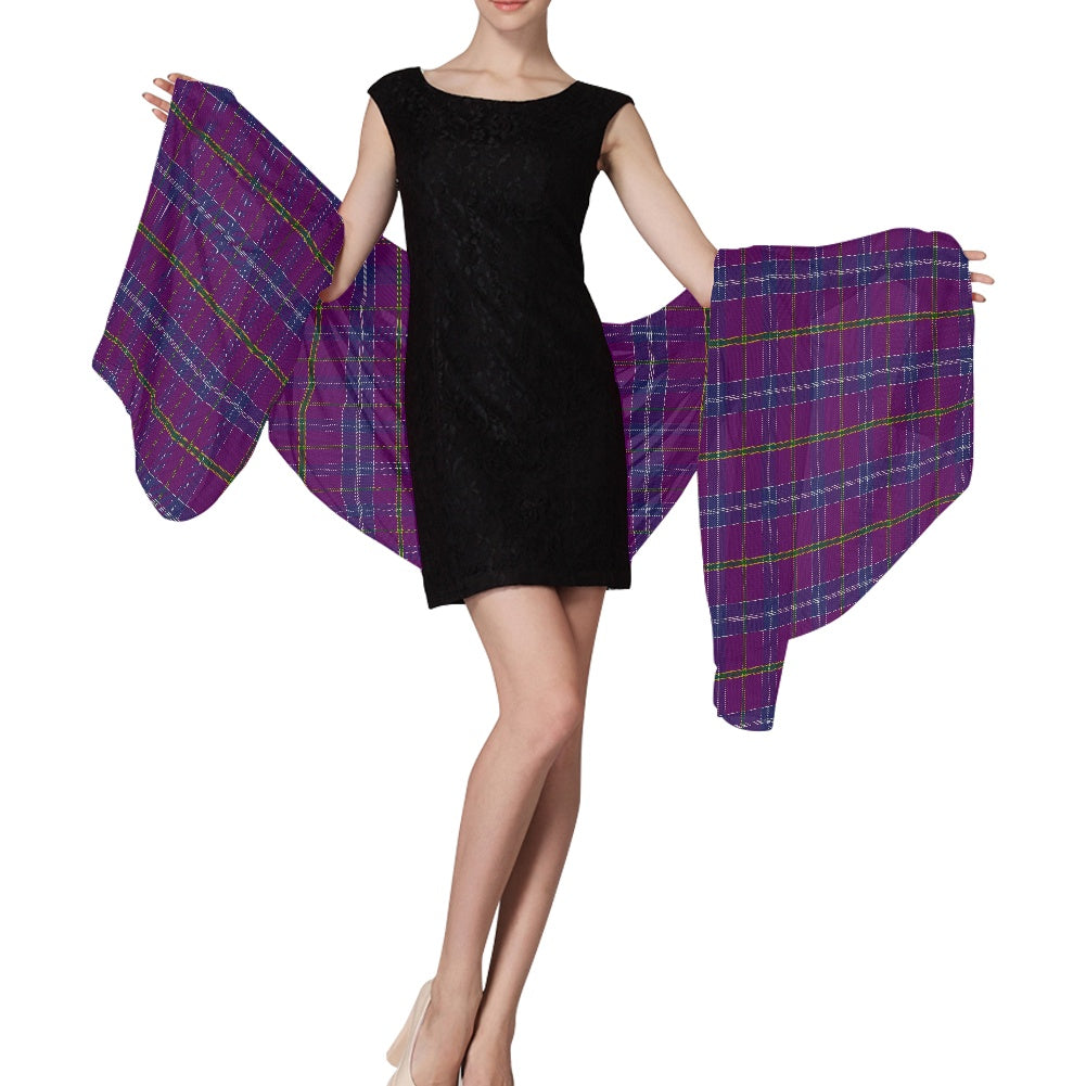 Clan Jackson Tartan Chiffon Scarf