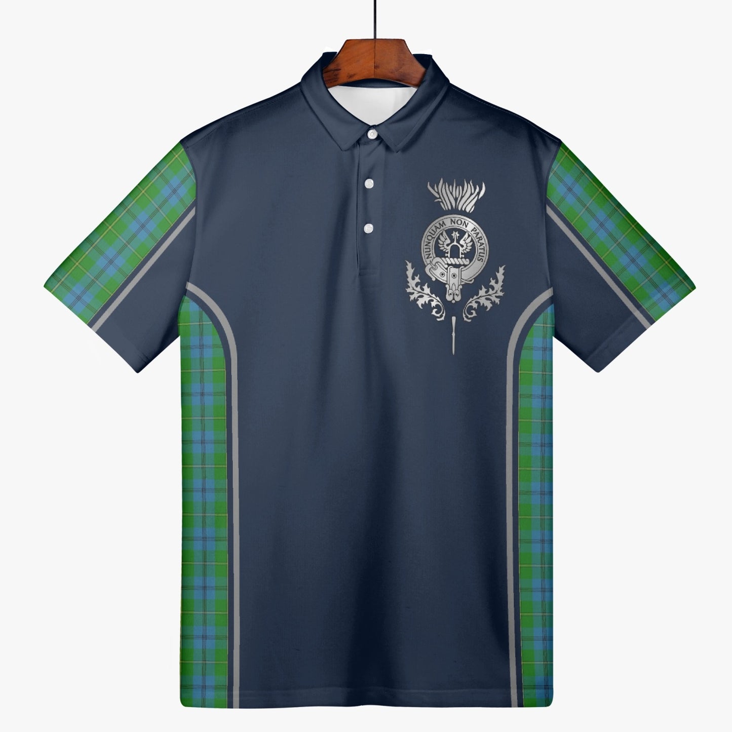 Clan Johnstone Crest & Tartan Polo Shirt