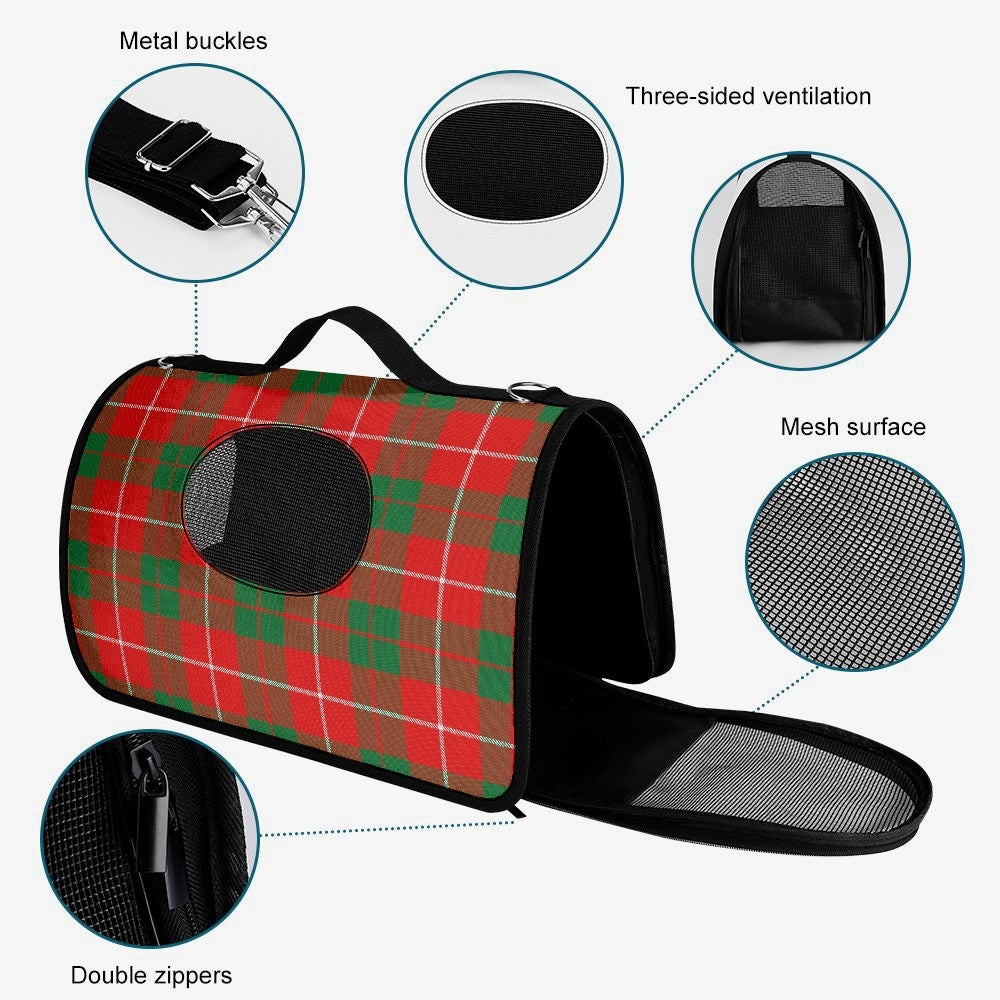 Clan MacKinnon Tartan Pet Carrier Bag