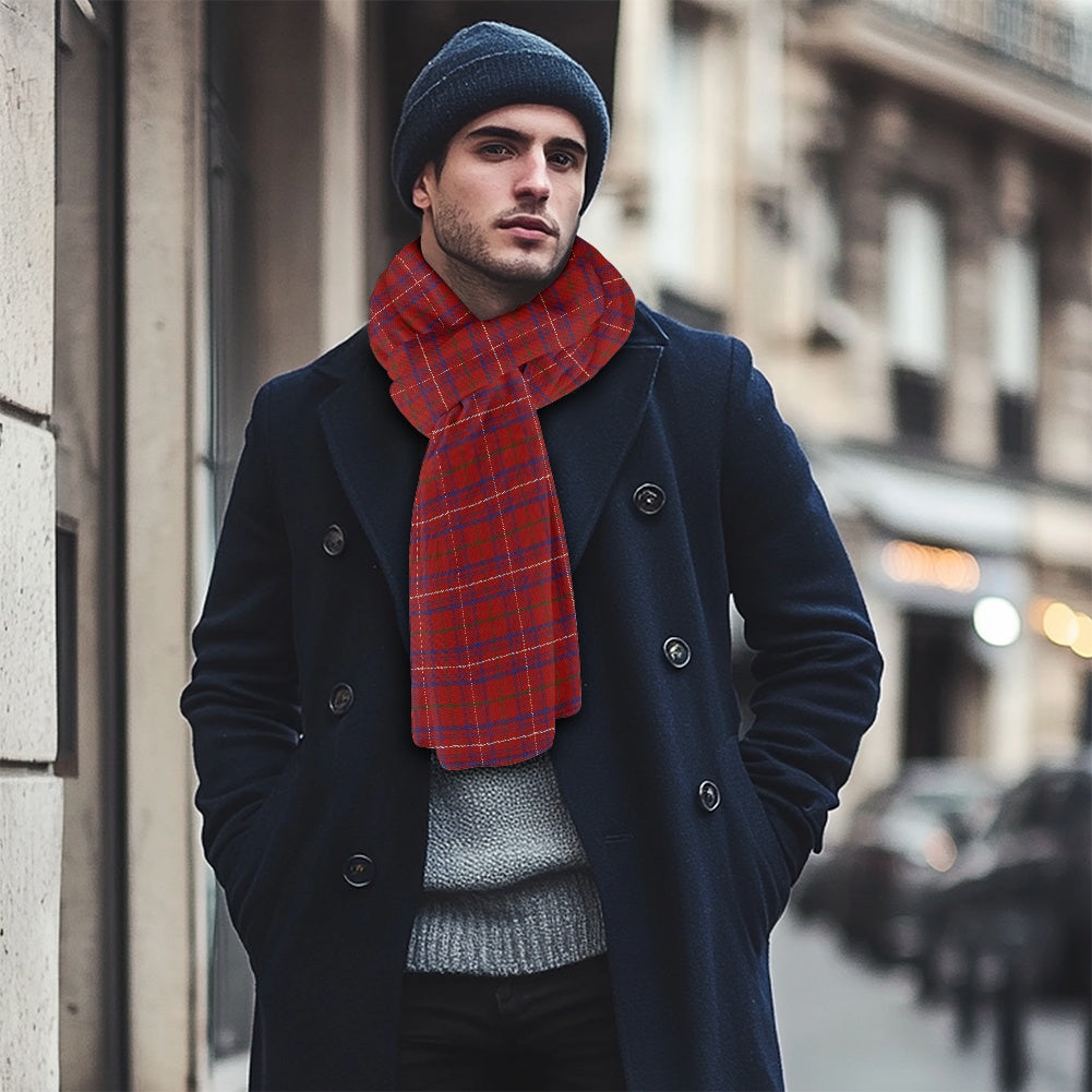 Clan Rose Tartan Fluffy scarf