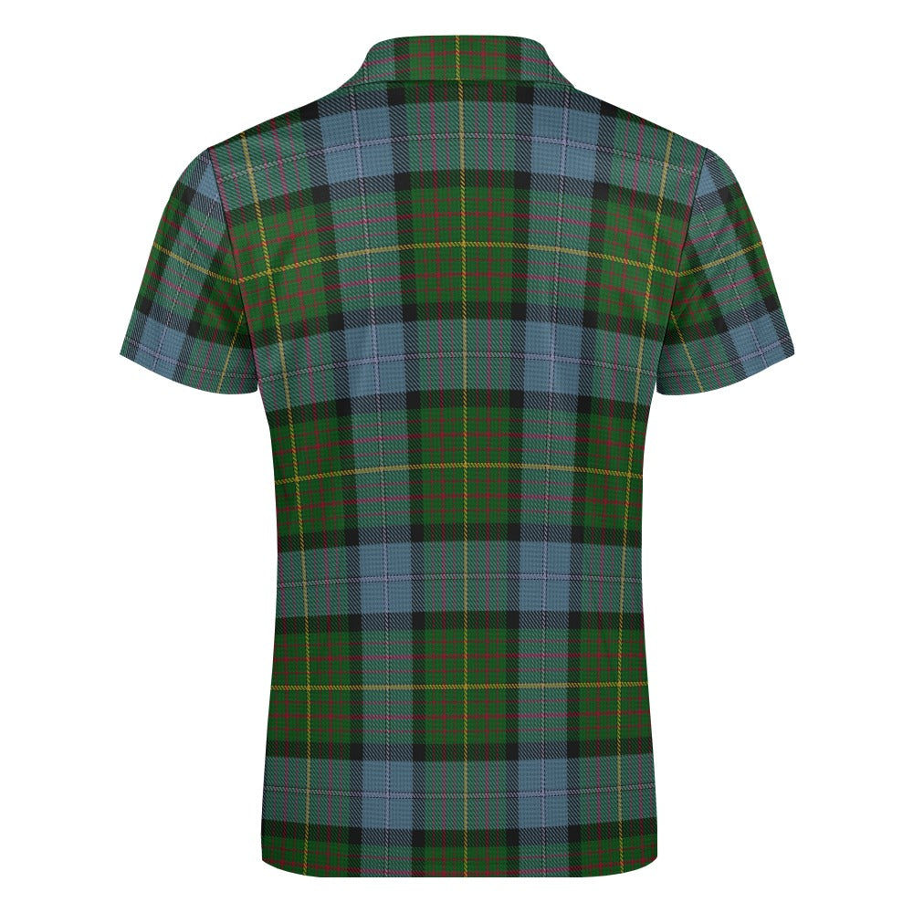 US State - California Tartan Short sleeve polo shirt