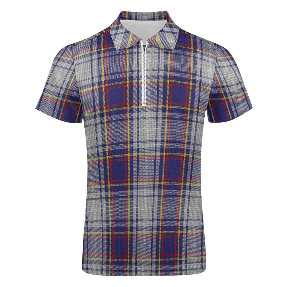 US State - Nevada Tartan Short sleeve polo shirt