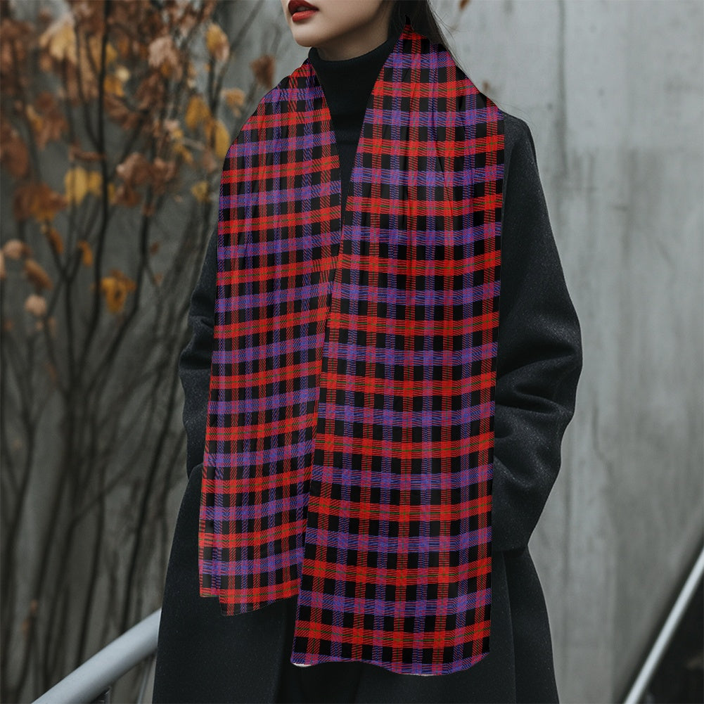 Clan Brown Tartan Fluffy scarf