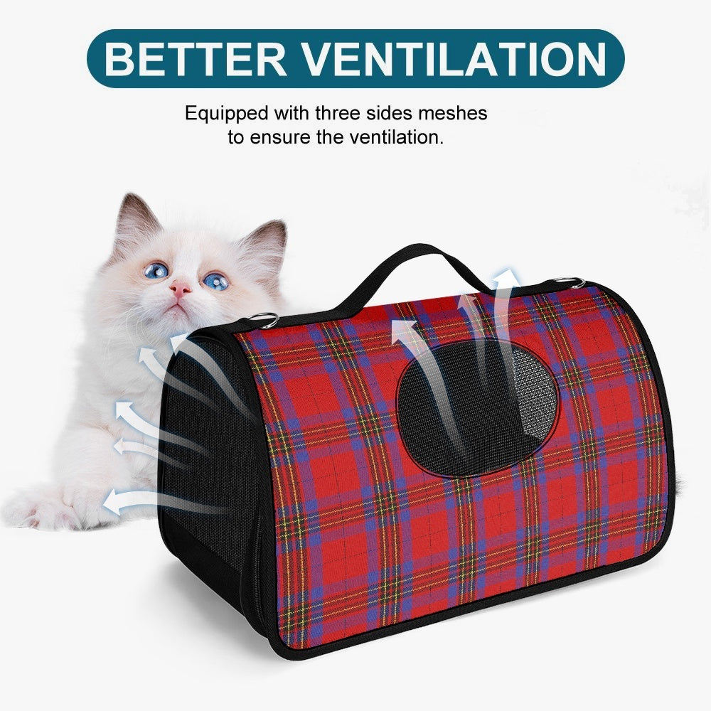 Clan Leslie Tartan Pet Carrier Bag