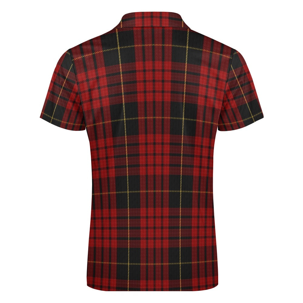 Clan MacQueen Tartan Short sleeve polo shirt